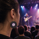 Ear Acrylic Purple Records