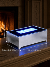 Rectangle Silver LED Base