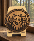 3 Wolves Mini Plaque