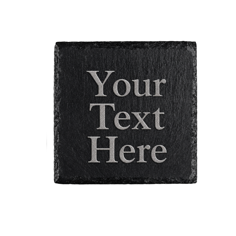 Custom Slate 4" x 4" Coaster