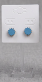 Ear Mini Blue Wood Starburst