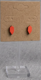 Ear Mini Orange Wood Shield Gem
