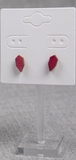 Ear Mini Fuchsia Wood Shield Gem
