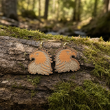 Ear Techwood Engraved Eagle