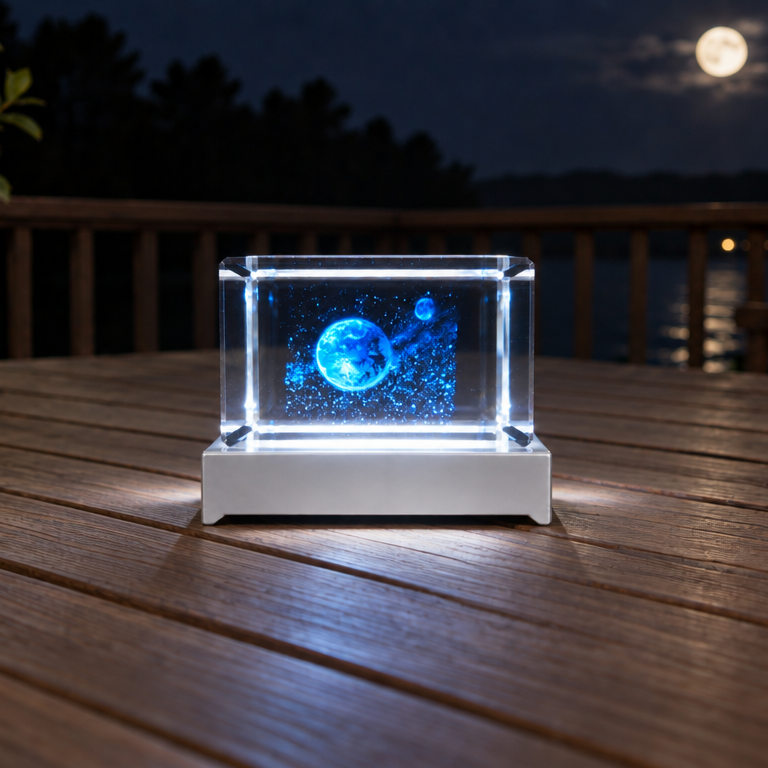 3d Earth & Moon