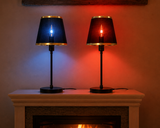 Mini Lamp Black and Gold 17" Tall