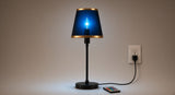 Mini Lamp Black and Gold 17" Tall