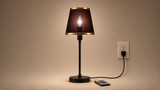 Mini Lamp Black and Gold 17" Tall