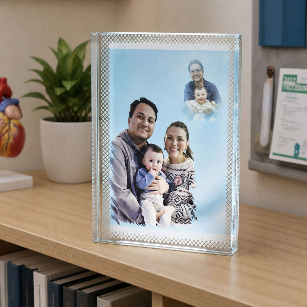 Crystal Photo Block Frame