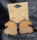 Ear Techwood Engraved Eagle
